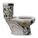 Mexican Talavera Toilet Raices